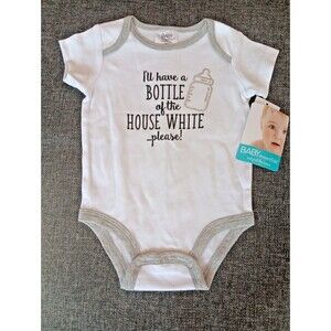 Baby Essentials New Shirt 9 Months baby Short sleeve White Gray House White